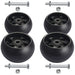 YiaChuii 4PCS Deck Gauge Wheels for AYP Husqvarna 532174873 589527301, MTD 174873 133957 532133957 734-3058, Cub Cadet 753-04856A Lawn Tractors and Zero Turn Mowers Deck with Bolts & Nuts… - Grill Parts America