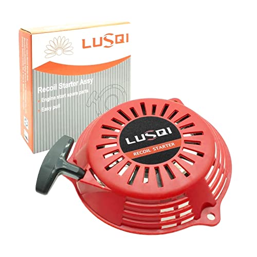 LUSQI Pull Cord, Pull Starter Assembly, Pull Starter for Honda GCV135 GCV160 EN2000 HRU19 GC135 GC160 Engines Lawn Mower, Red - Grill Parts America