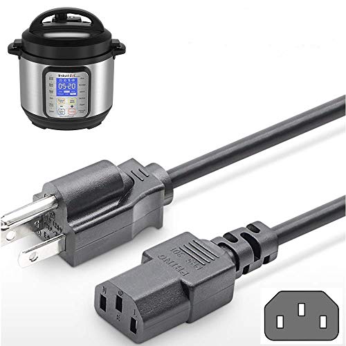 5 Ft Power Cord for Instant Pot DUO Mini,DUO Plus Mini,DUO PLUS MINI,DUO60,DUO Plus60,DUO50,Smart 60 Bluetooth,Ultra 6 60 and Others Pressure Cooker Power Cord for NEMA 5-15P to IEC320C13 Cable - Kitchen Parts America