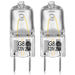 Microwave Light Bulb for GE Samsung Kenmore Maytag Elite Over The Stove Range Microwave Oven, Halogen Light Bulb with G8 Bi-pin Base 20W Under Microwave Light, Replaces WB25X10019 WB36X10213, 2 Pack - Grill Parts America