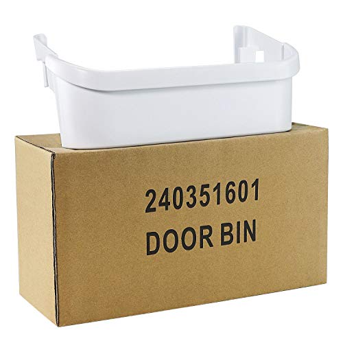 AMI PARTS 240351601 Refrigerator Freezer White Door Bin Dustbin Side Frame Replacement for Kenmore Frigidaire Refrigerator - Repalce 240351607, 891154, AP2115974, PS430027, AH430027, EAP430027 - Grill Parts America