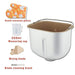 Bread Plate Household Bread Machine Baking Bucket Bread Machine Plate Bread Baking Pan Bread Machine Parts (rectangle) - Grill Parts America