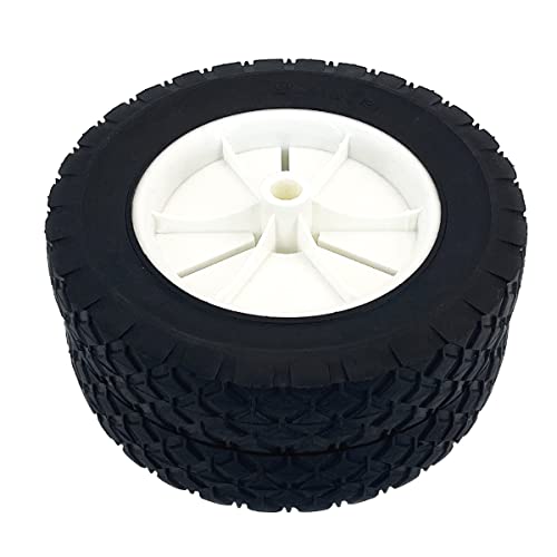 Cluparis 72-108 Plastic Wheel Replaces AYP 103670 103670X 107644X 146248 Craftsman 33958 Hus 532146248 MTD 734-04585 734-1780, 8'' x 1.75'' 2 Pack - Grill Parts America