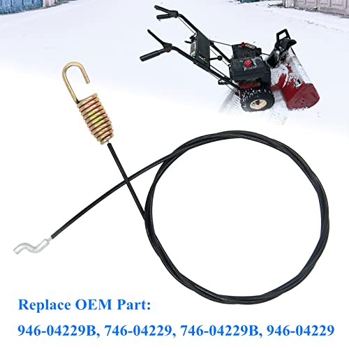 AILEETE 946-04229B Clutch Drive Cable for MTD Craftsman Troy-Bilt Yard Machines Yard Man Snowblower 746-04229, 746-04229B, 946-04229 - Grill Parts America