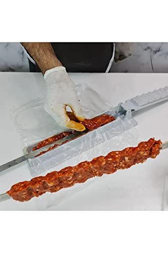 KEBAPMATIK Kebab Maker by Yes Way Kebab, Plastic Kebab Press, Manual Kabob Mould, Form Your Kofta Kebab Like a Traditional Chef Handmade Kebab - Grill Parts America