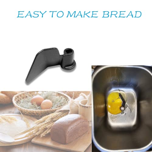 Bread machine agitator paddle, kitchen baking assistant accessories Bread machine accessories D-axis agitator paddle agitator bar carbon steel food grade non stick coating (2 packs) - Grill Parts America