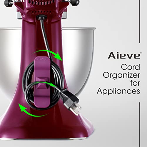 AIEVE Cord Organizer for Appliances, 2 Pack Kitchen Appliance Cord Winder Cord Wrapper Cord Holder for Appliances, Mixer, Blender, Toaster, Coffee Maker, Pressure Cooker and Air Fryer Storage… - Kitchen Parts America