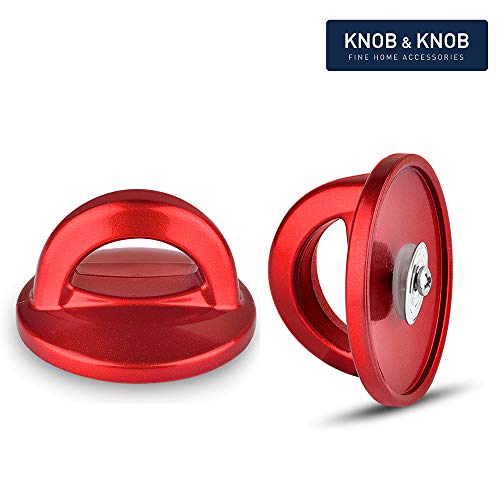 Universal Pot Lid Replacement Red Knobs Pan Lid Holding Handles (1 Pack) - Kitchen Parts America