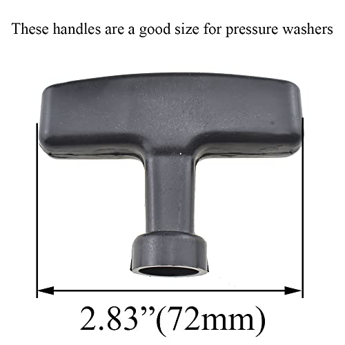 Acoeitl Recoil Handle Pull Starter Strong Grip Fit Hand for GX120 GX160 GX200 GX240 GX270 GX340 GX390 Lawnmower Pull Rope Part Generator Pressure Washers Chain Saw Chipper Replacement 5Pcs - Grill Parts America