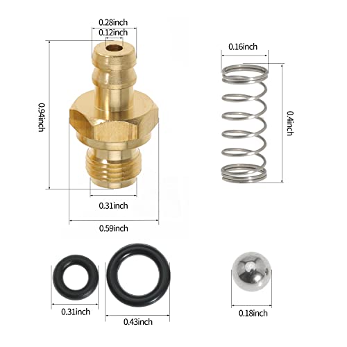 Pressure Washer Chemical Soap Injector Kit Replace 190593GS 190635GS 203640GS for Briggs and Stratton 020206 020211 020212 020214, and for Troy-Bilt 020200 020207 020207 020208 - Grill Parts America