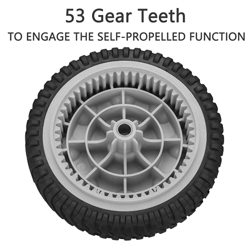 Front Drive Wheel Replacement 734-04018C Compatible with Troy Bilt Lawn Mower - Drive Wheel Fit for MTD Snapper Troy Bilt Tuff-Cut 210 TB210 TB230 TB240 Self Propelled Mower, Replace 734-04018A - Grill Parts America