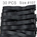 AMUU Rubber Bands Thick Size #107 wide Rubber Bands 30 pack black Big Elastics Bands large Long Rubber Bands for Office Supply File Folders box Books gifts Notebook,rubber band Measurements: 7" x 1.5" - Grill Parts America