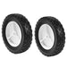 Cluparis 72-108 Plastic Wheel Replaces AYP 103670 103670X 107644X 146248 Craftsman 33958 Hus 532146248 MTD 734-04585 734-1780, 8'' x 1.75'' 2 Pack - Grill Parts America