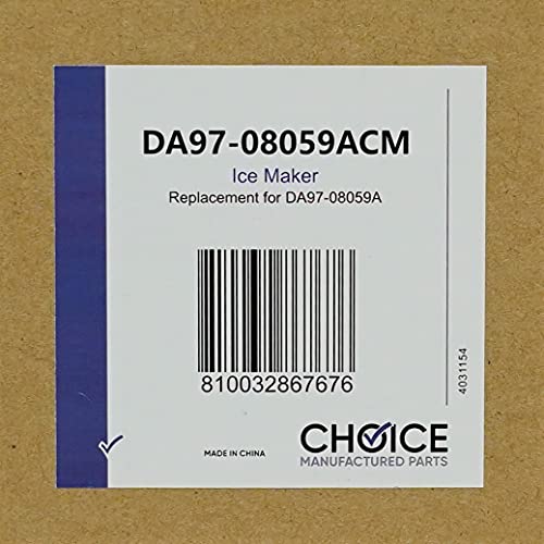 Choice Manufactured Parts DA97-08059A Refrigerator Freezer Ice Maker Assembly - Grill Parts America