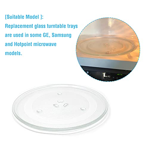 APPLIANCEMATES 11.25" Microwave Glass Turntable Plate Replacement Compatible with GE and Samsung- 11 1/4" Microwave Glass Turntable Tray Replaces WB49X10097,WB39X0078,WB49X10034,EAP651544,PS651544 - Grill Parts America