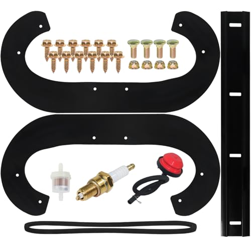 NICHEFLAG 753-06469 Paddle Kit with 731-08171 Scraper 954-04050A Belt Replaces 735-04237 for Troy-Bilt Squall 2100 210 210E 179E 208XP 208E 280EX 123R, MTD 21XPL, 21XPES, RM2100, RM2120 Snowthrowers - Grill Parts America