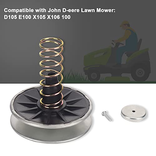 MWEDP MIA12482 Secondary Transmission Variator Pulley Kit Compatible with John Deere Lawn Mower and Garden Tractor, Fits D105 E100 X105 X106 (MIA12482, Kit) - Grill Parts America