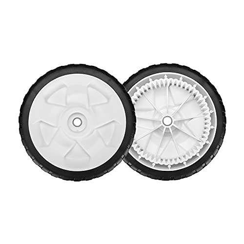 Front Drive Wheels Fit for Toro 22" Recycler, 119-0311 Tires Wheels Fit for Toro 20330 20331 20339 20371 Self Propelled Mower FWD 22" Recycler, Replace 137-4832, 2 Pack, White - Grill Parts America