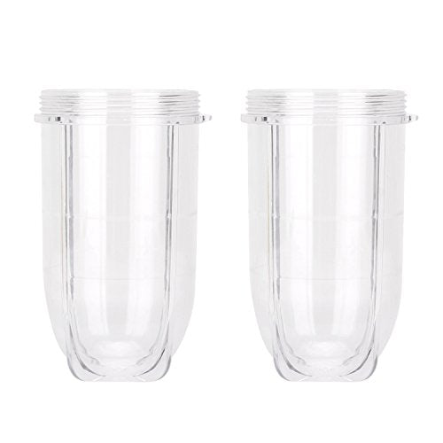 2 PCS Replacement Cups For Magic Bullet Replacement Parts 16OZ Blender Cups Jar compatible with 250W Magic Bullet MB1001 Series Juicer Mixer - Grill Parts America