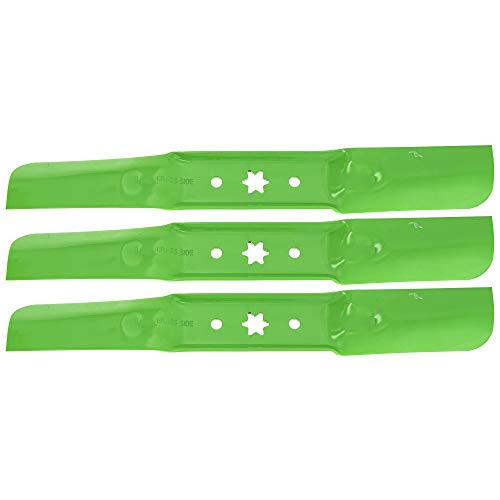 8TEN LawnRAZOR Mower Blade Set for MTD Cub Cadet RZT S54 L54 Troy Bilt 54 inch Deck 942-05056A 942-05056 (Medium Lift) - Grill Parts America