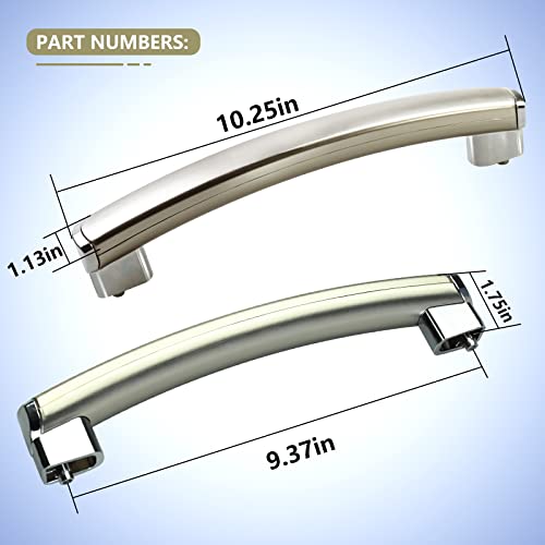 Upgraded Vsttar WB15X10278 Golden Microwave Oven Door Handle, Compatible with General Electric (GE) Microwave, Replaces AP5790517, 261300714902, PS8754175 - Grill Parts America