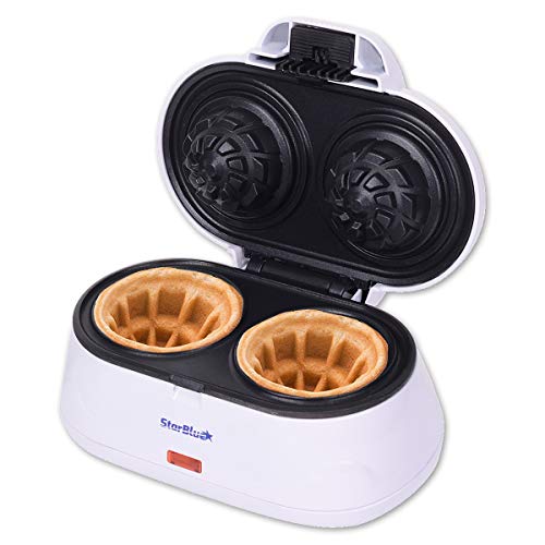 Double Waffle Bowl Maker by StarBlue - White - - Kitchen Parts America