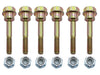 575938801 Set of 6 Shear Bolts and Hex Nuts fits Poulan Pro Snow Blower - Grill Parts America