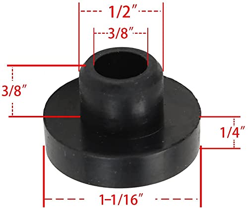 Bopurtotly 46-6560 104047 Fuel Tank Bushing for John Deere Toro Wheel Horse Riding Mower Lawn Tractor (2Pack) - Grill Parts America