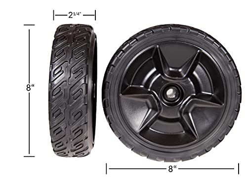 WILDFLOWER Tools 42710-VR8-N00ZA Mower Rear Wheels For HRN216, Pack of 2 - Grill Parts America