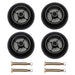 lawn mower Deck Wheel kit Set of 4 Replacement 753-04856A Fits Cub Cadet, Husqvarna, JD, MTD & More 38", 40", 42", 44", 46", 48" & 50" decks - Grill Parts America