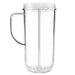 QT Tall 22oz Replacement Part Cup Mug with handle compatible with 250w Magic Bullet On-The-Go Mug - Grill Parts America