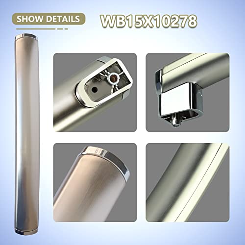 Upgraded Vsttar WB15X10278 Golden Microwave Oven Door Handle, Compatible with General Electric (GE) Microwave, Replaces AP5790517, 261300714902, PS8754175 - Grill Parts America