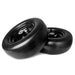 (2 Pack) Universal Fit Flat-Free 11 x 4.00-5 NHS Riding Lawn Mower Wheels - Lawn Mower Tires with 3.4" Centered Hub and 3/4" Sintered Iron Bushings - Grill Parts America