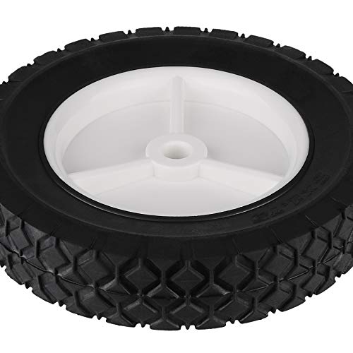 Oregon 72-108 Plastic Wheel 2PCS Universal Wheels Tires Compatible with Craftsman AYP MTD Lawnmower Suitable for Replacement of Radio Flyer Wagon BBQ Grill Trash Can Hand Truck Lawn Sprayer - Grill Parts America