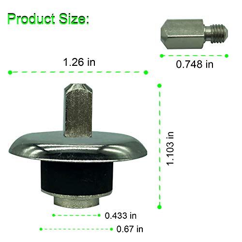 Blender Coupling Stud Slinger Pin Kit by DTAIR Replacement for Oster Osterizer Blenders (Pack of 2) - Kitchen Parts America