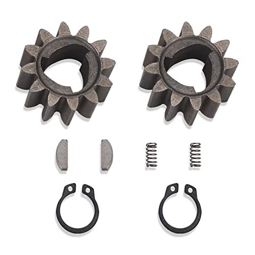 Lawn Mower Parts 42661-VE2-800 Gears 42672-VE2-800 Keys Springs & Clips, Compatible with H-onda Drive Wheel Kit, for H-onda Mower HRR216/HRS216 Drive Gear Kit 12 Teeth - Fits HRB216K4 HRB216K5 Models - Grill Parts America