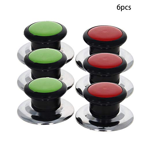 Bettomshin Lid Knobs Pans Pots Cover Lids Replacement Plastic Knob Handle Heat Resistance for Kitchen Cookware Cover, 6Pcs - Kitchen Parts America