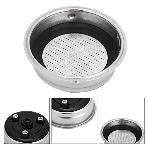 1 Cup 51mm Coffee Filter Basket, Detachable Stainless Steel Portafilter Basket Espresso Filter Coffee Machine Accessories for Home Office - Kitchen Parts America
