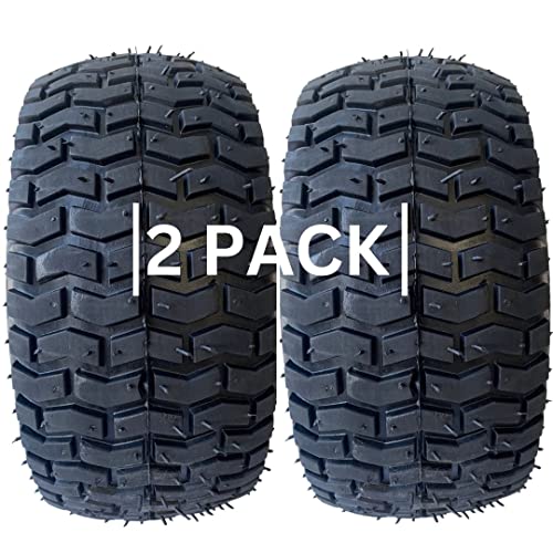 15x6.00-6" Tire and Wheel Assembly Front Mower Tire Replacement - Pack of 2 - Grill Parts America