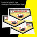 Huthbrother 3-Pcs Lawn Mower Safety Danger Keep Hands and Feet Away Deck Decal, for Most Lawn Mower Deck, Size 3.8inch×4.2inch, 610640 - Grill Parts America