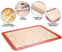 Stainless Steel Baking Sheet Tray Cooling Rack with Silicone Baking Mat Set - Kitchen Parts America