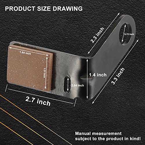 GY21943B GY21943A Brake Pad Kit Compatible with John Deere 42" L, D, X Series 100 105 115 100 110 120 125 130 Mower, Replaces GY21943, Included GX20515 Retainer and GX20494 Spring. 2 Pack - Grill Parts America