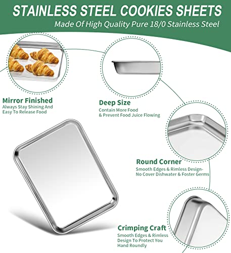 Baking Sheets Set of 2, HKJ Chef Cookie Sheets 2 Pieces - Kitchen Parts America