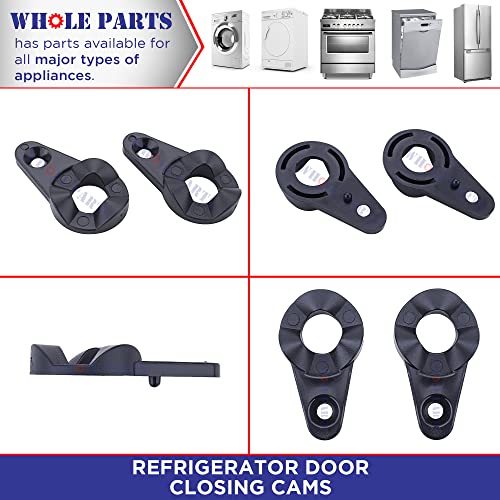 Whole Parts Refrigerator Door Closing Cams (2 Pcs Set) Part # 240457702 - Replacement & Compatible With Some Frigidaire Refrigerators - Non-OEM Frigidaire Appliance Parts & Accessories - 2 Yr Warranty - Grill Parts America