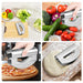 Salad Chopper,Mezzaluna Mincing Knives Vegetable Knife Vegetable Chopper,Stainless Steel Double Blade Salad Cutter Fruit and Vegetables Cutter Cheese Herb Chopper Kitchen Tools - Kitchen Parts America