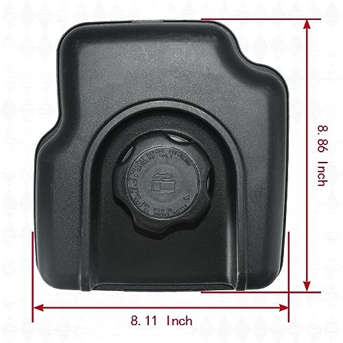 799863 Gas Fuel Tank Fits for Briggs & Stratton 694260 698110 695736 695728 697779 699885 Compatible with B&S Blower Snowblower Mover Engine 121003 121012 110402 110412 110432 110492 with Cap 795027 - Grill Parts America