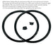 Sigely 09936 Pressure Cooker Sealing Ring/Gasket & Overpressure Plug (2 Sets per Pack) Compatible with Presto Various 6-Quart Models Replace 09936 09904 and 50295 - Kitchen Parts America