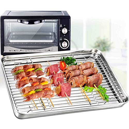 TeamFar Toaster Oven Pan Tray with Cooling Rack - Kitchen Parts America