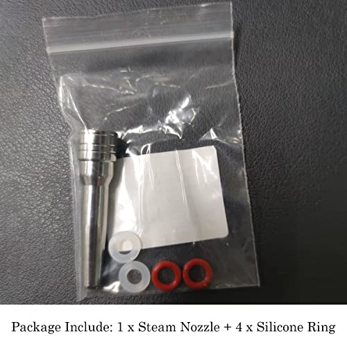 Steam Wand Tip Replacement 304 Stainless Steel Steam Nozzle Espresso Steam Tip for Delonghi ECP3420 EC680 EC685 EC9335 Espresso Machine - Grill Parts America