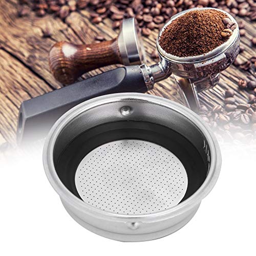 Coffee Filter Basket, Detachable Coffee Filter Cups Strainer, Stainless Steel Coffee Machine Filter Accessory for Home Office(1) - Kitchen Parts America